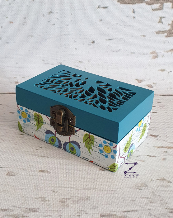 Cutie folk cu capac decupat - mica [2]