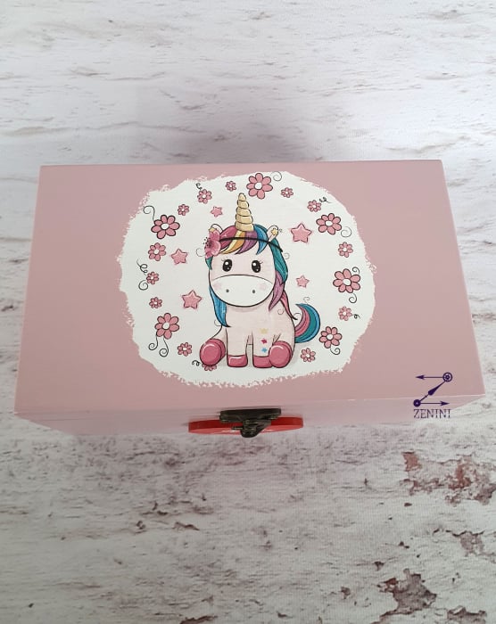 Cutie cu unicorn roz [6]