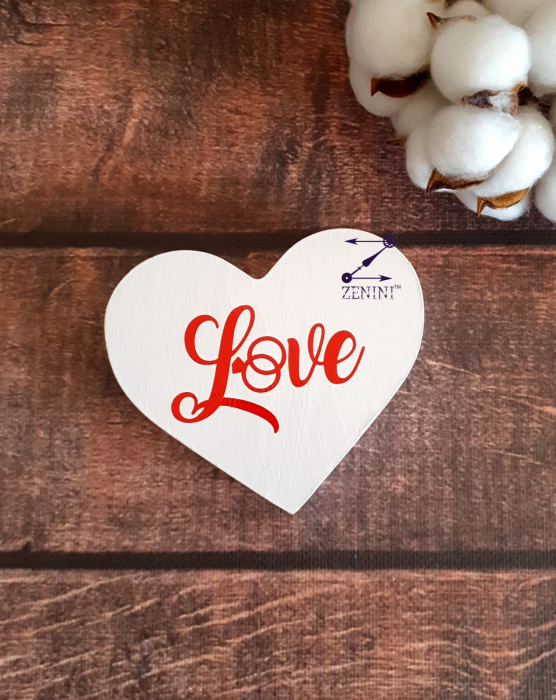Cutie verighete in forma de inima Love - personalizata [4]