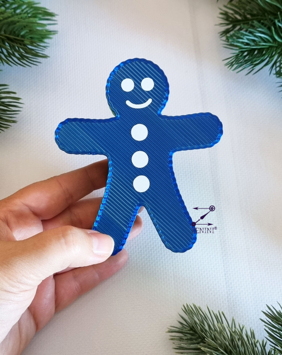 Cutiuta Gingerbread printata 3D din plastic, umpluta cu bomboane [4]