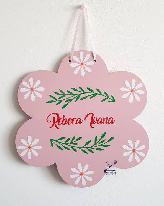 Decoratiune floare cu nume [2]