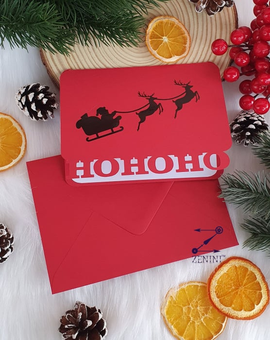 Felicitare Craciun HoHoHo [3]