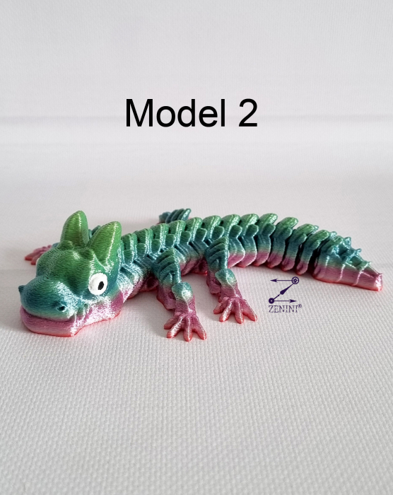 Figurina articulata dragon 3D Armored dragon [3]