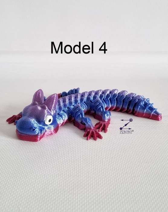 Figurina articulata dragon 3D Armored dragon [5]