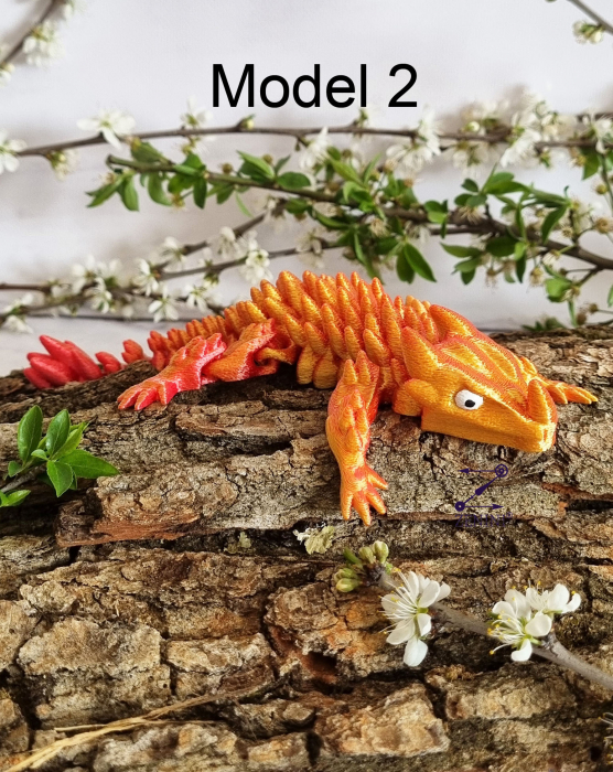 Figurina articulata dragon 3D Icy dragon [3]