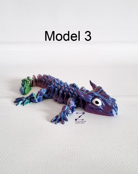 Jucarie dragon 3D Pyro - jucarie articulata [4]