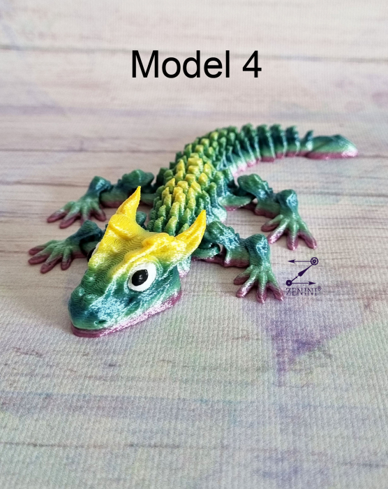 Jucarie dragon 3D Pyro - jucarie articulata [5]