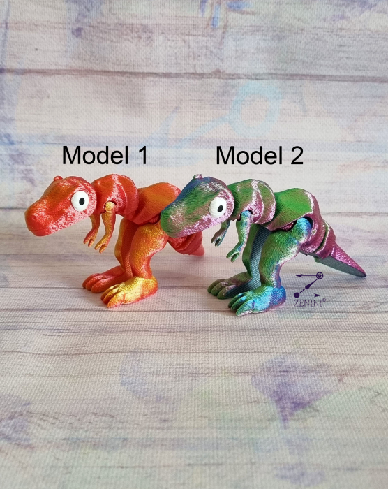 Figurina T-Rex printata 3d - jucarie articulata [2]