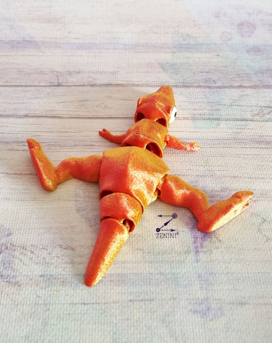 Figurina T-Rex printata 3d - jucarie articulata [8]