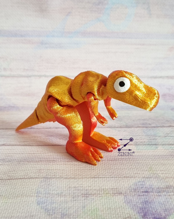 Figurina T-Rex printata 3d - jucarie articulata [7]