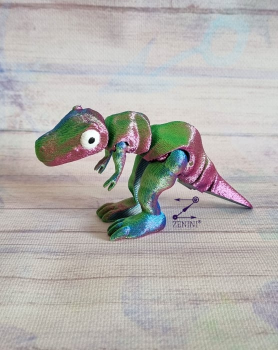 Figurina T-Rex printata 3d - jucarie articulata [3]