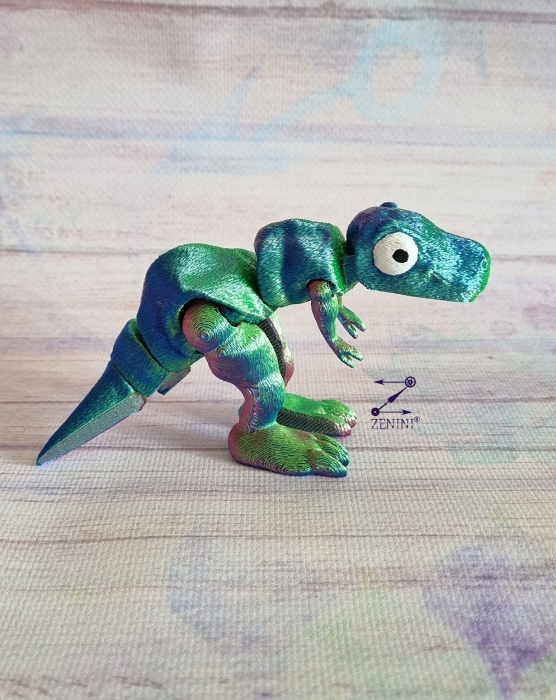 Figurina T-Rex printata 3d - jucarie articulata [4]