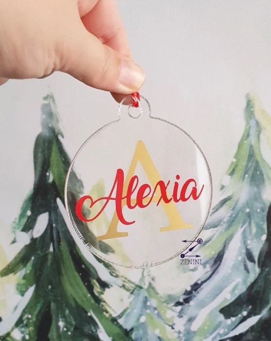 Glob plexiglas personalizat cu nume [2]