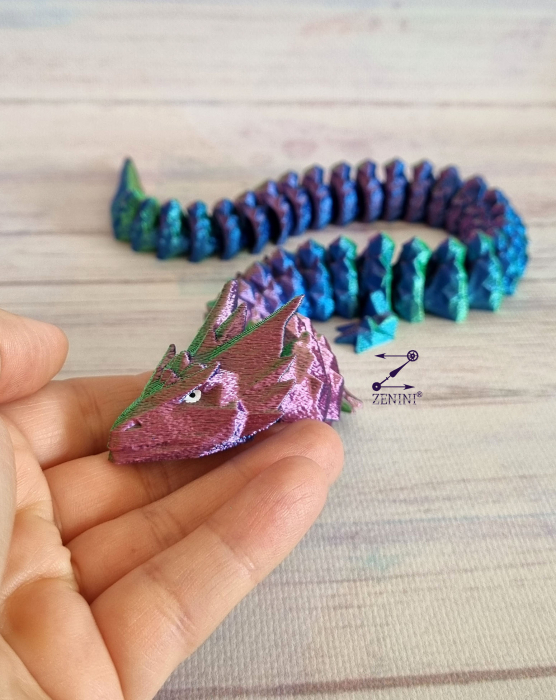 Figurina dragon 3D Adamantite dragon - jucarie articulata [5]