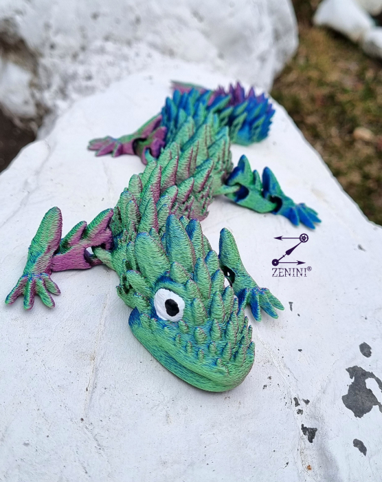 Figurina dragon 3D Icy dragon - figurina articulata [1]