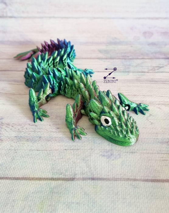 Figurina dragon 3D Icy dragon - figurina articulata [2]