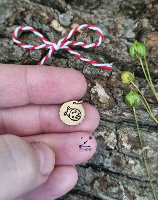 Martisor buburuza din bronz [3]