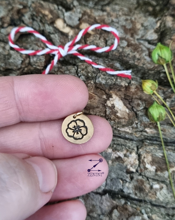 Martisor floare din bronz [3]