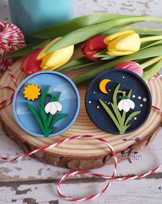 Martisor ghiocel 3D [5]