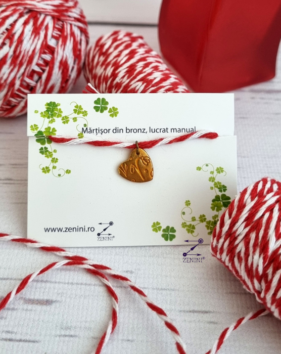 Martisor ghiocel din bronz [3]