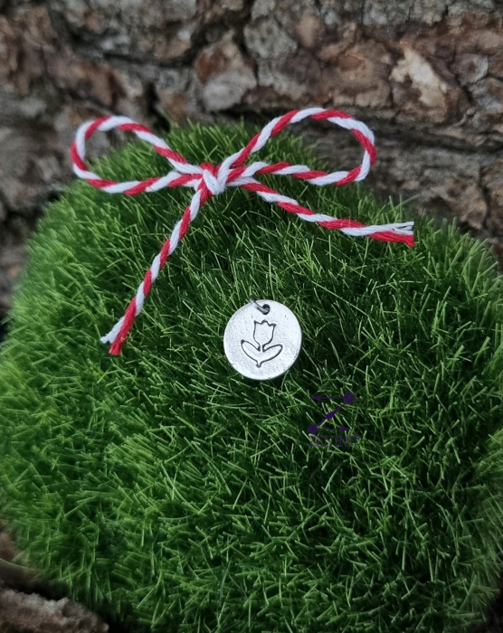 Martisor lalea din argint [2]