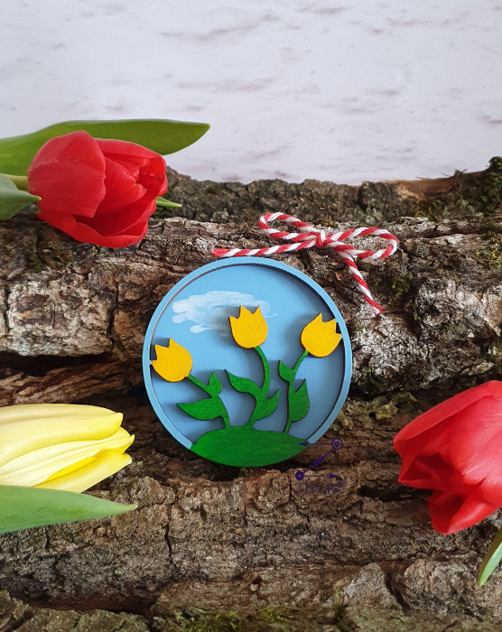 Martisor lalele 3D [4]
