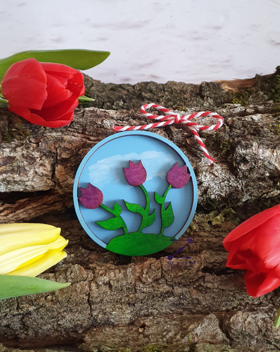 Martisor lalele 3D [5]