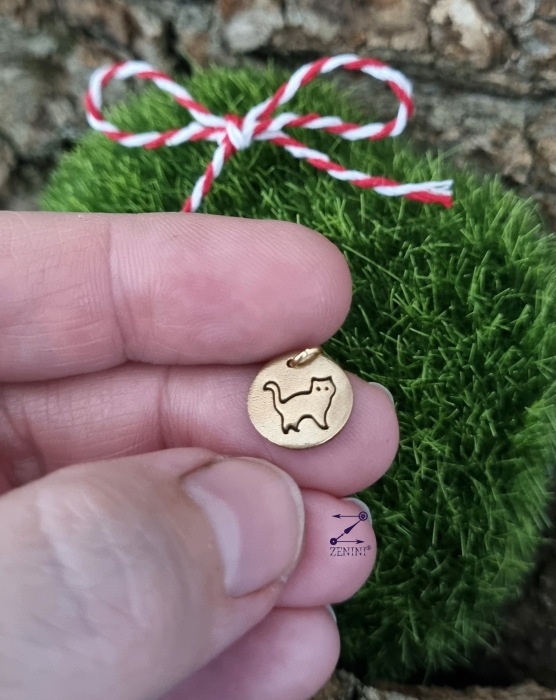 Martisor pisica din bronz [2]