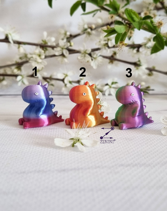 Marturie botez dinozaur printat 3D, cu eticheta personalizata [2]