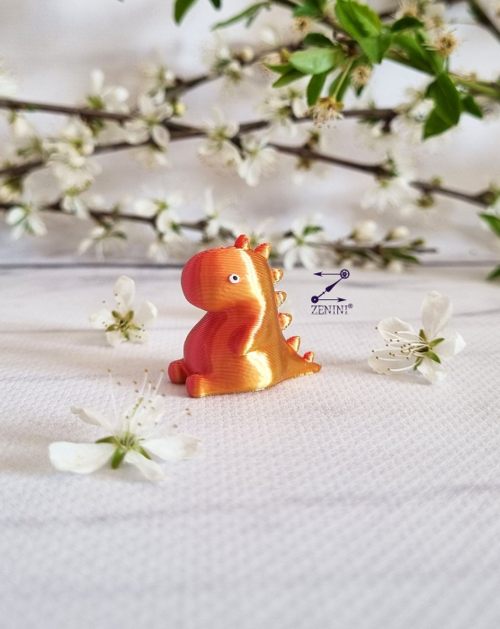 Marturie botez dinozaur printat 3D, cu eticheta personalizata [7]