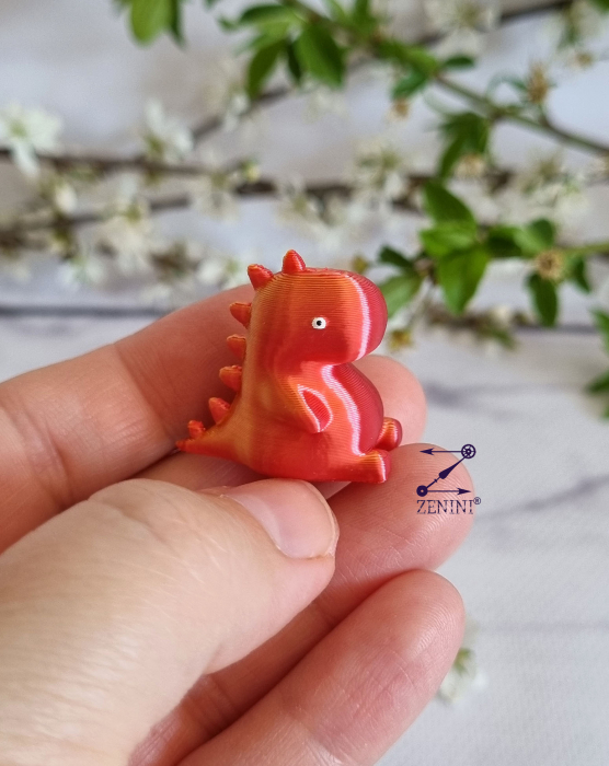 Marturie botez dinozaur printat 3D, cu eticheta personalizata [3]