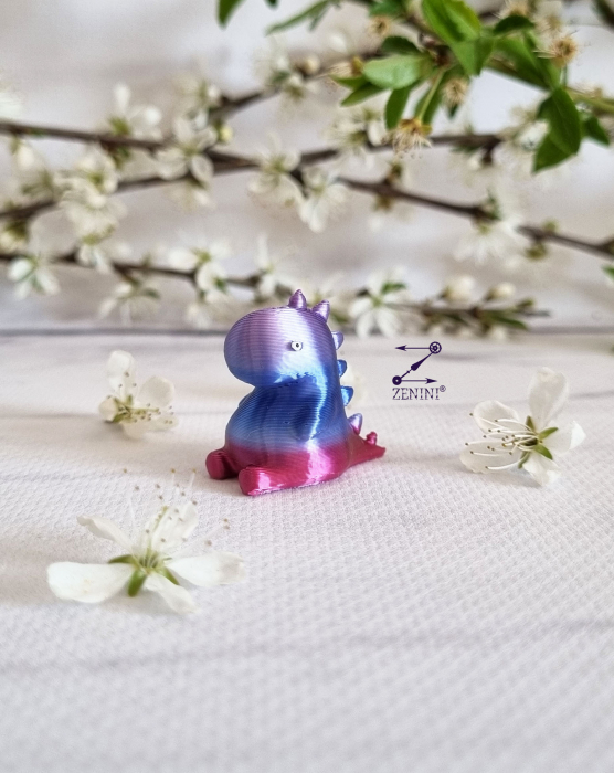 Marturie botez dinozaur printat 3D, cu eticheta personalizata [8]