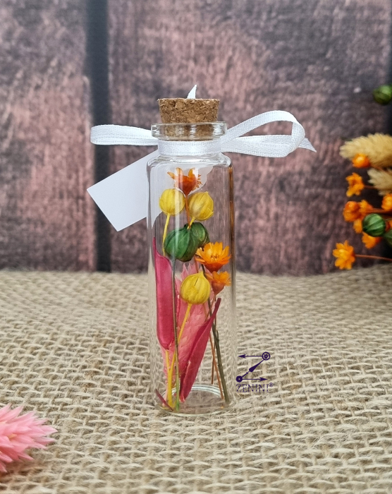 Marturii botez sticlute cu flori uscate [2]