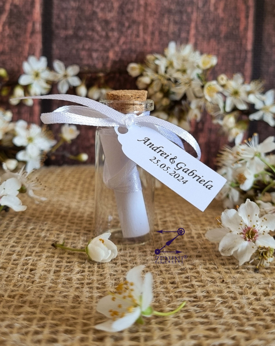 Marturii sticluta cu mesaj personalizat pentru botez [1]