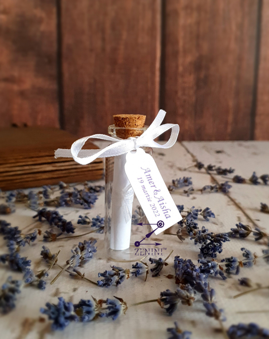 Marturii sticluta cu mesaj personalizat pentru botez [2]