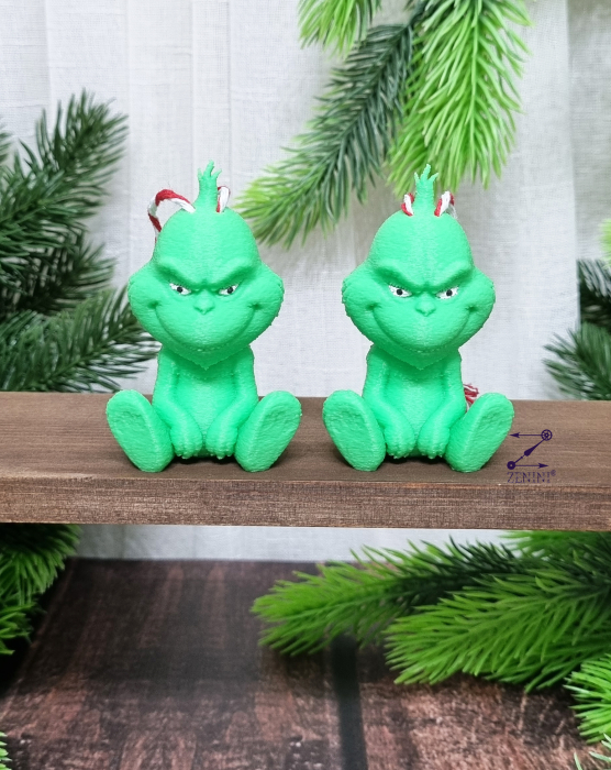 Ornament brad Grinch printat 3D [1]