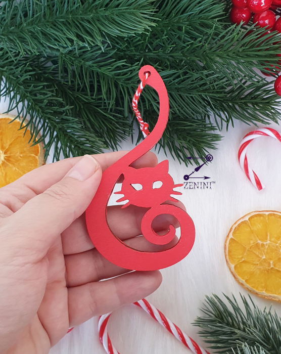 Ornament brad pisica [4]