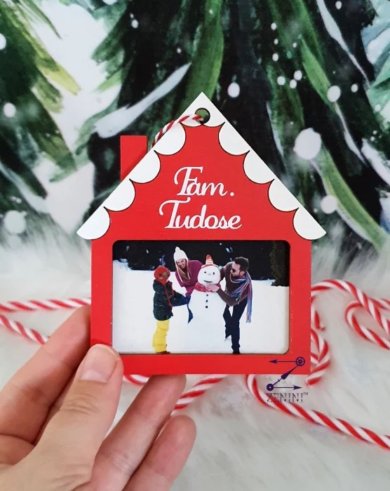 Ornament brad rama foto personalizata [2]