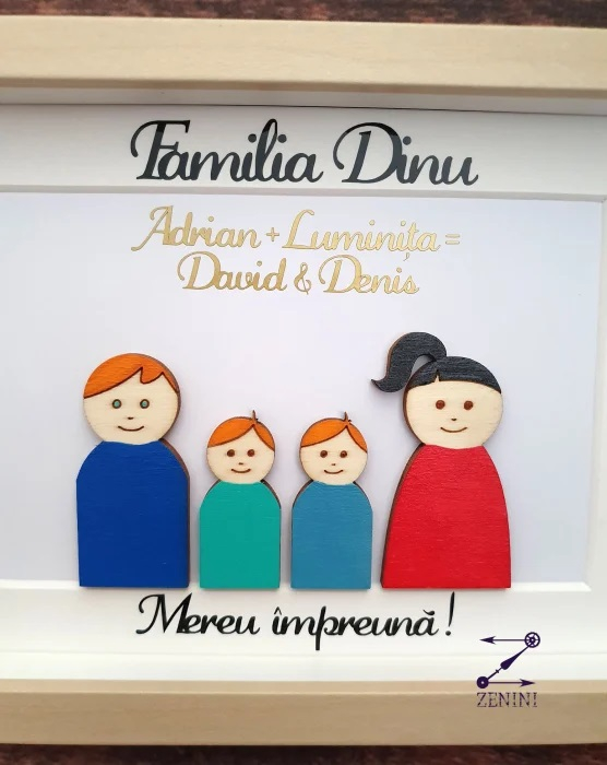 Rama foto personalizata familie [5]