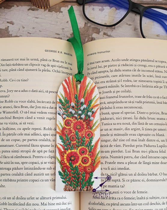Semn de carte flori [8]