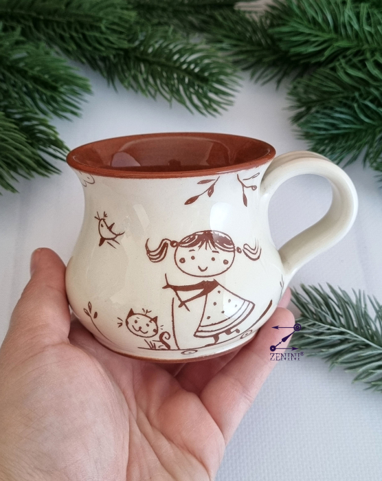 Set cadou Craciun pentru diriginta: cana ceramica, glob plastic personalizat [4]