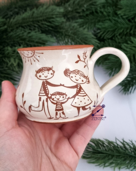 Set cadou Craciun pentru profesoara: cana ceramica, glob plastic personalizat [6]