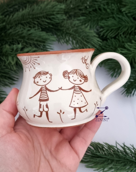 Set cadou Craciun pentru profesoara: cana ceramica, glob plastic personalizat [9]