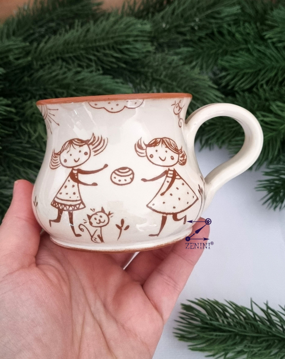 Set cadou Craciun pentru profesoara: cana ceramica, glob plastic personalizat [8]