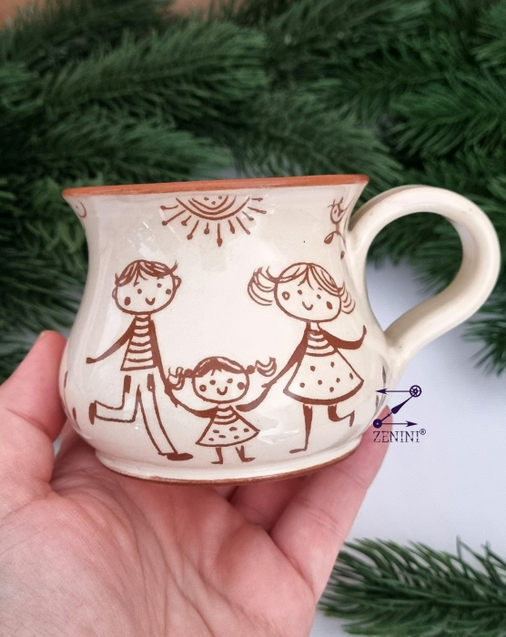 Set cadou Craciun pentru profesoara: cana ceramica, glob plastic personalizat [5]