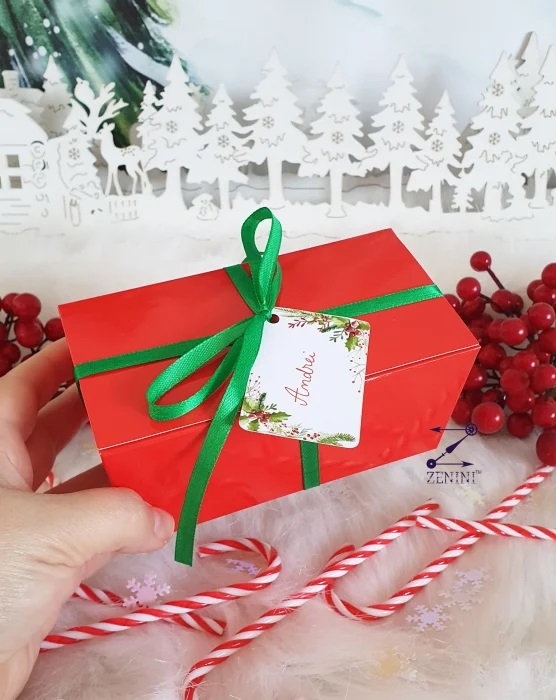 Set cadou de Craciun cu glob personalizat [6]