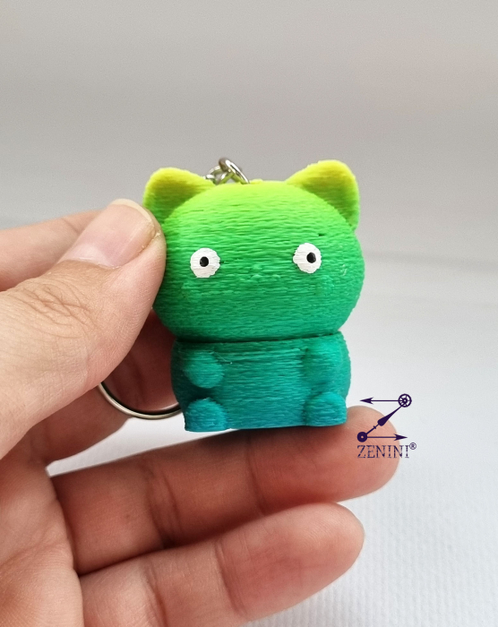 Set cadou de Craciun pentru copii: jucarii animalute printate 3D, breloc si cutiuta cu bomboane cadou [10]