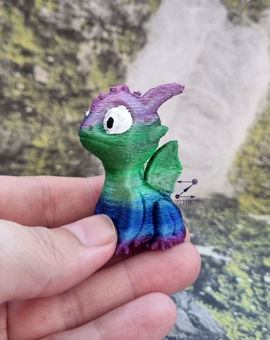 Set cadou de Craciun pentru copii: jucarii animalute printate 3D, breloc si cutiuta cu bomboane cadou [6]