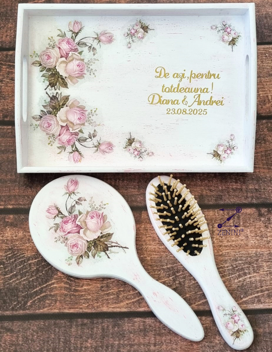 Set mireasa cu trandafiri vintage [1]