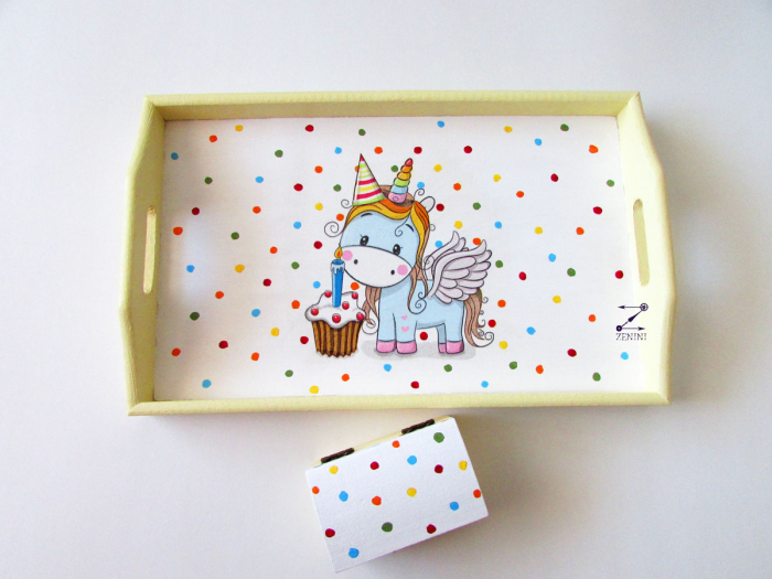 Set mot cu unicorn si buline [6]